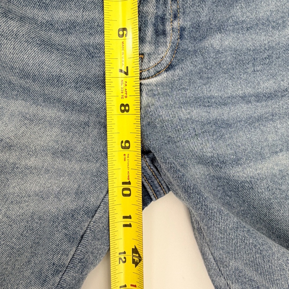 Free People We The Free Skinny Jeans Womens‎ 24 Light Blue Distressed Raw Hem - Picture 8 of 9